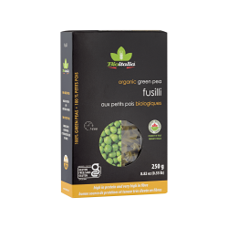 Green pea fusilli Gluten free pasta