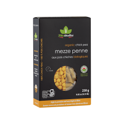 Mezze penne aux pois chiches Pâtes sans gluten