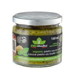 Pesto sauce with basil