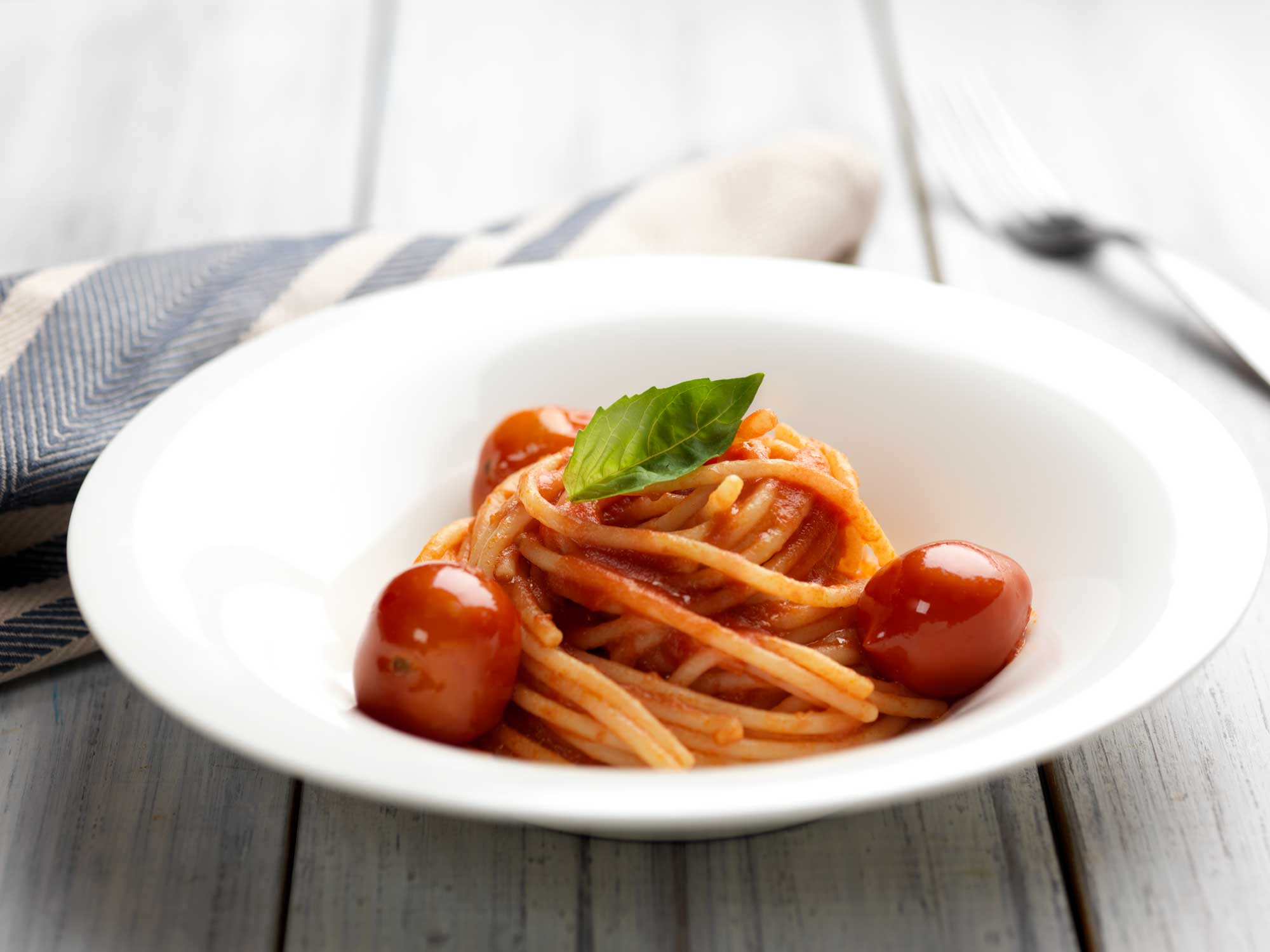 Spaghetti sauce tomate et BasilicOlio