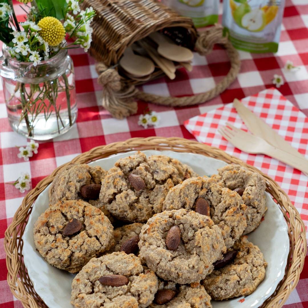 Soft pear & banana purée cookies
