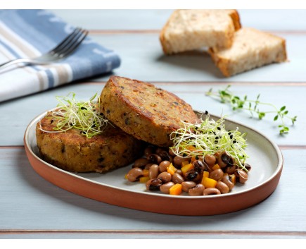 Hamburger aux doliques à oeil noir