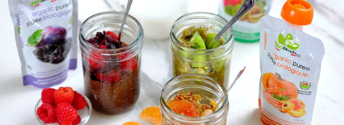 Vegan overnight chia pudding
