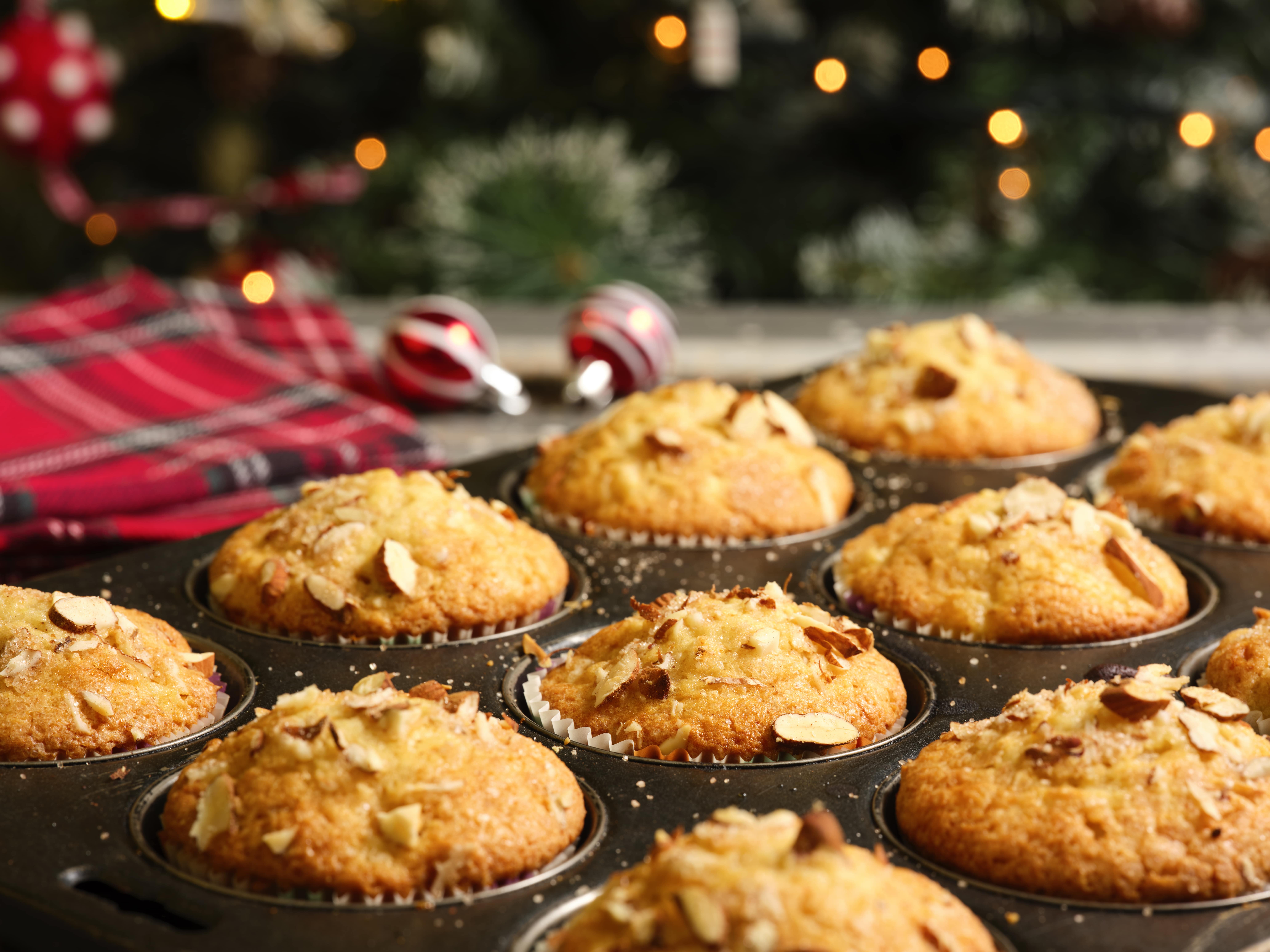  Muffins au miel et aux pommes